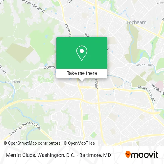 Merritt Clubs map