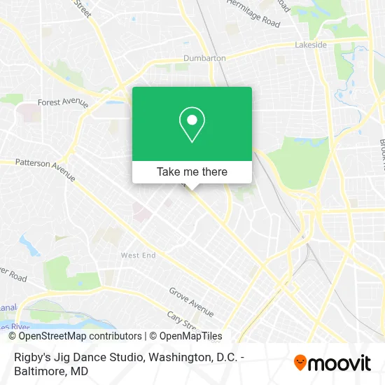 Rigby's Jig Dance Studio map