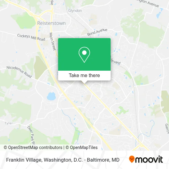 Franklin Village map