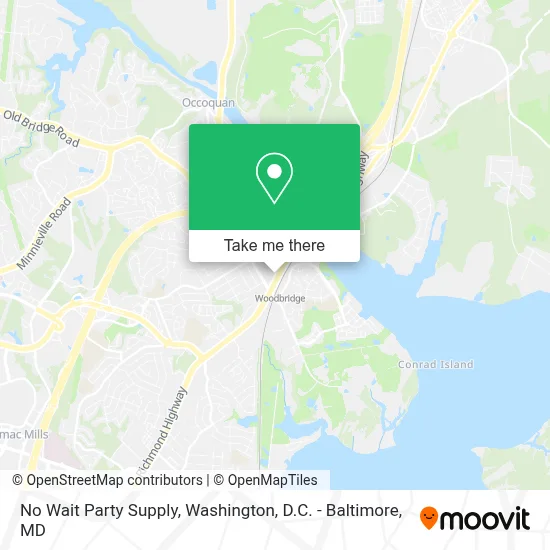No Wait Party Supply map