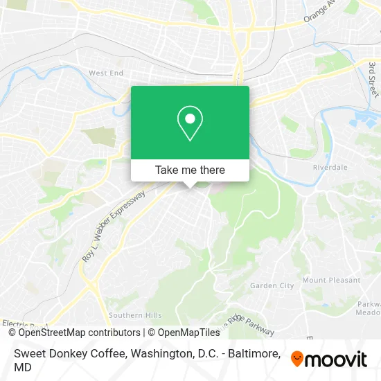 Sweet Donkey Coffee map
