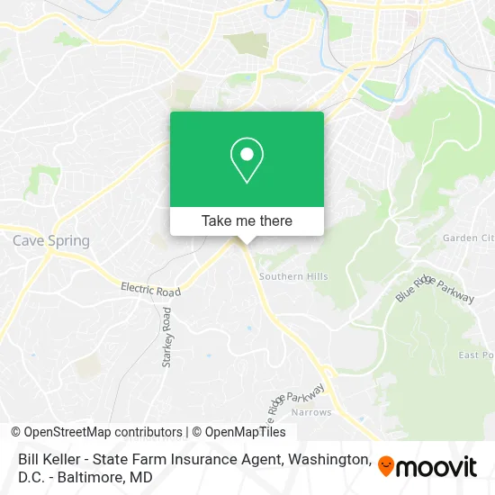 Bill Keller - State Farm Insurance Agent map