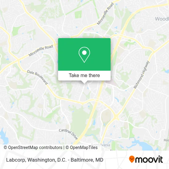 Labcorp map
