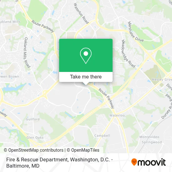 Fire & Rescue Department map