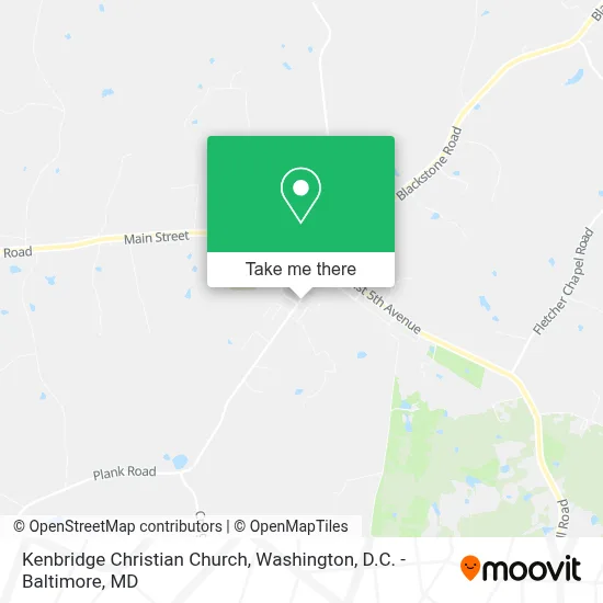 Kenbridge Christian Church map