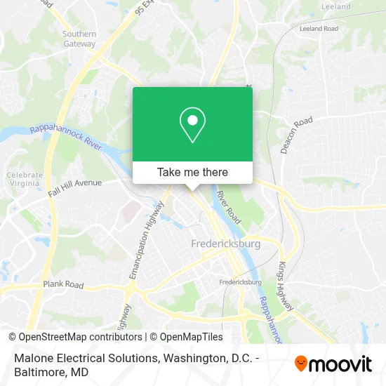 Malone Electrical Solutions map
