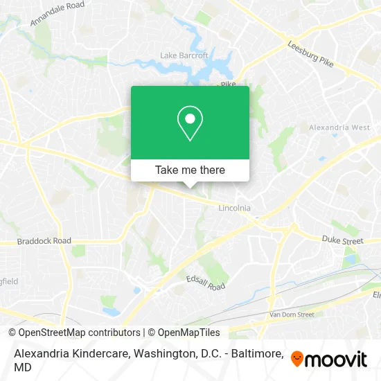 Alexandria Kindercare map