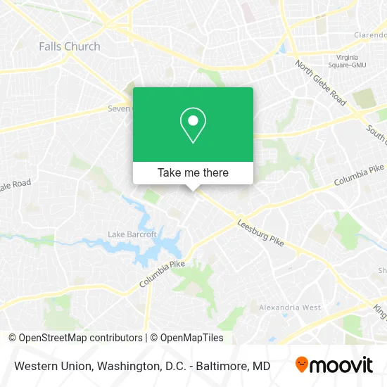 Western Union map