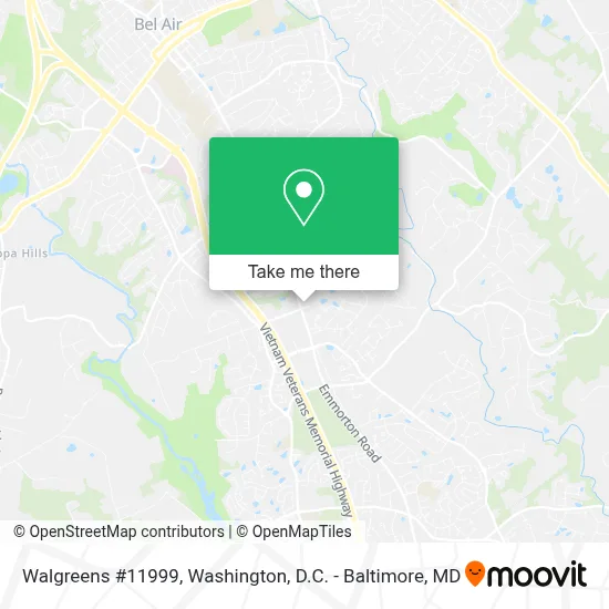 Walgreens #11999 map