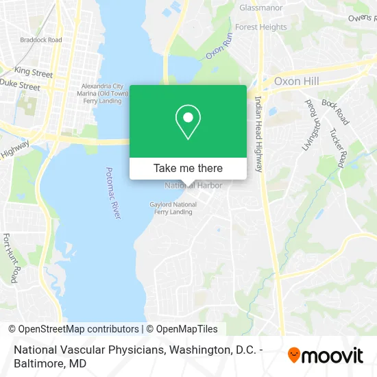 National Vascular Physicians map