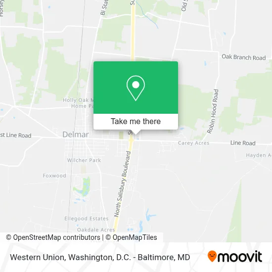 Western Union map