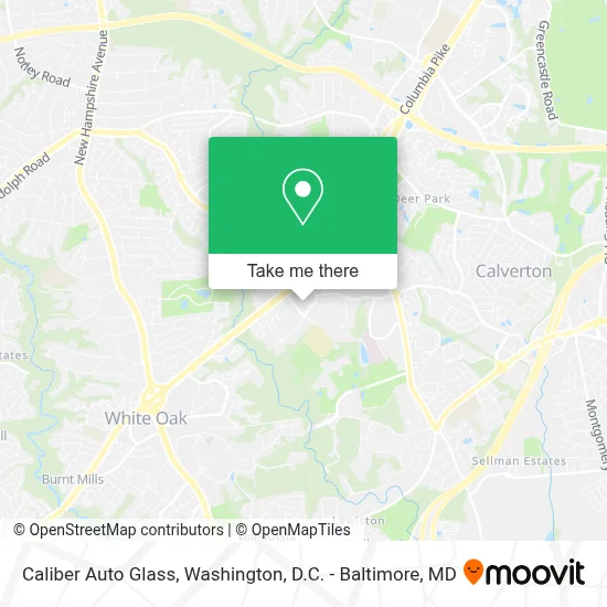 Caliber Auto Glass map
