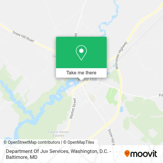 Department Of Juv Services map