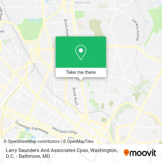 Larry Saunders And Associates Cpas map