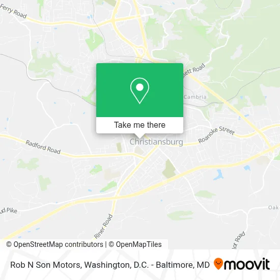 Rob N Son Motors map