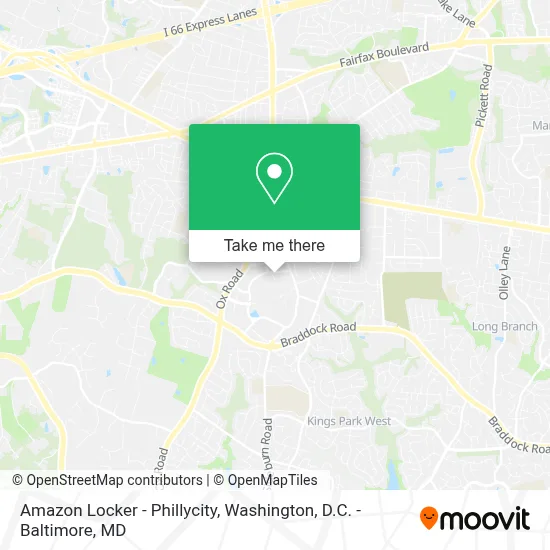 Amazon Locker - Phillycity map