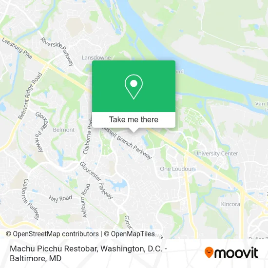 Machu Picchu Restobar map
