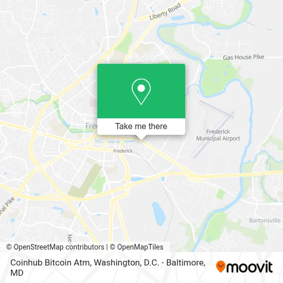 Coinhub Bitcoin Atm map