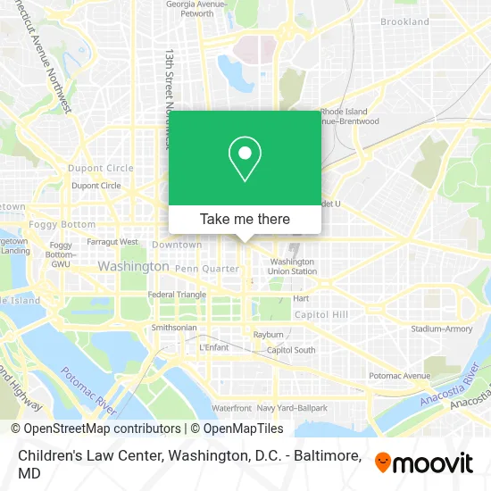 Children's Law Center map