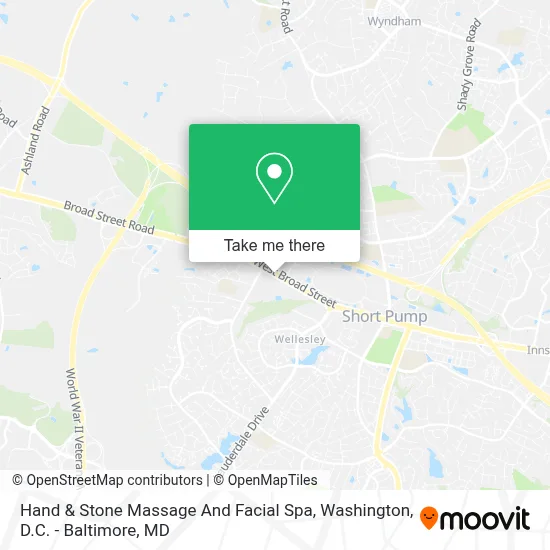 Hand & Stone Massage And Facial Spa map