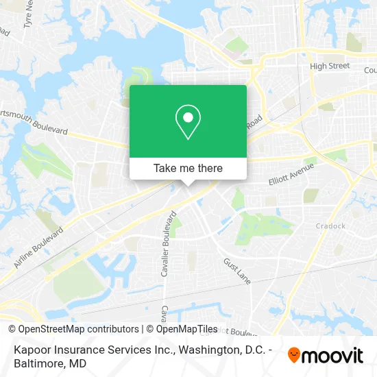 Kapoor Insurance Services Inc. map