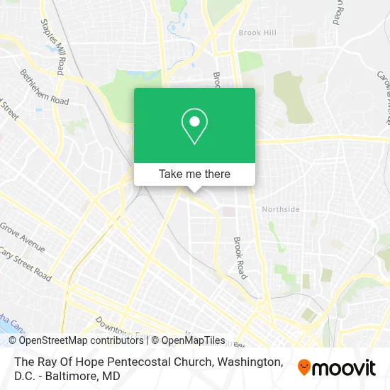 The Ray Of Hope Pentecostal Church map
