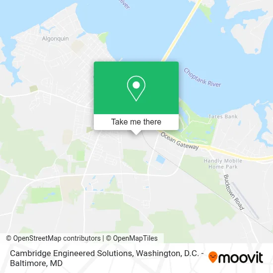 Cambridge Engineered Solutions map