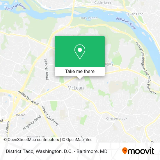 District Taco map