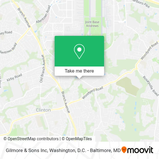Gilmore & Sons Inc map