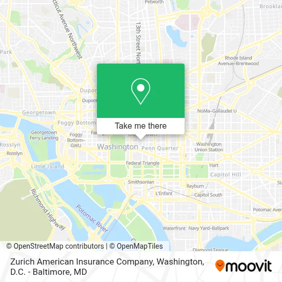 Zurich American Insurance Company map