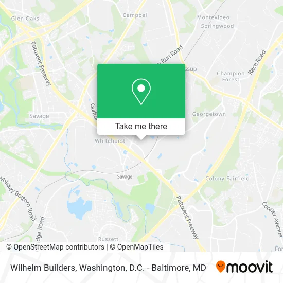 Wilhelm Builders map