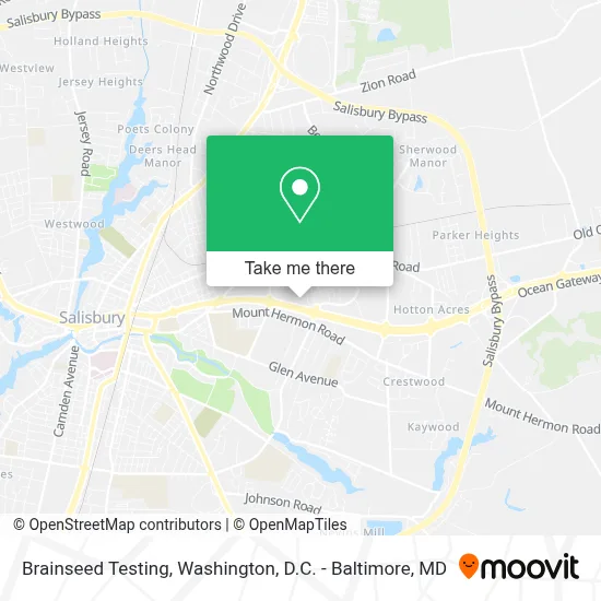 Brainseed Testing map