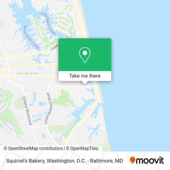 Squirrel's Bakery map