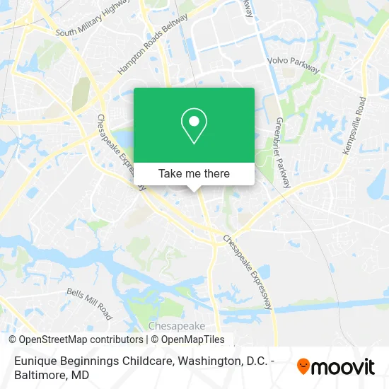 Eunique Beginnings Childcare map