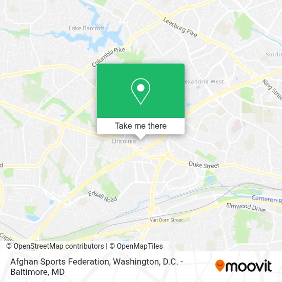 Afghan Sports Federation map
