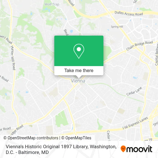 Vienna's Historic Original 1897 Library map