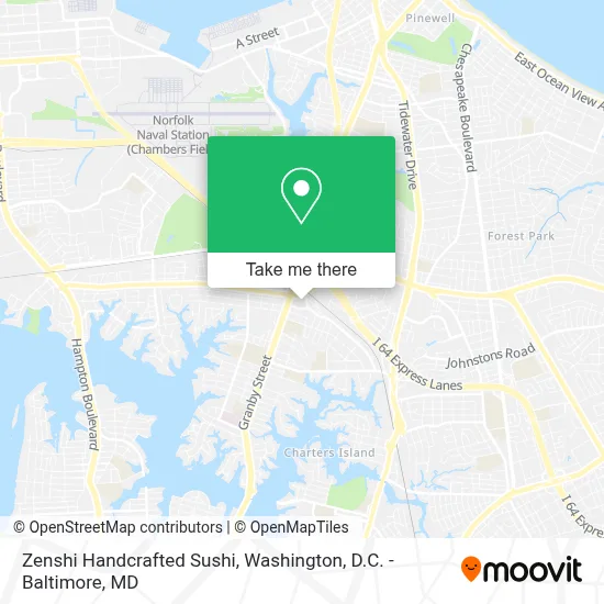 Zenshi Handcrafted Sushi map