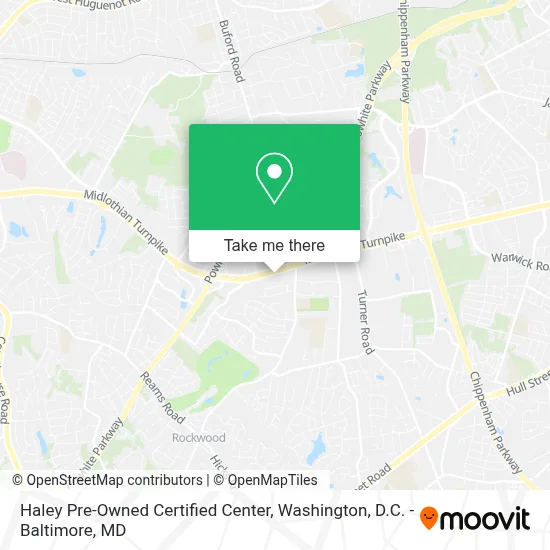 Haley Pre-Owned Certified Center map