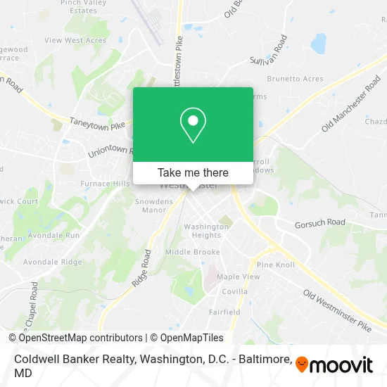 Coldwell Banker Realty map
