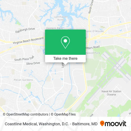 Coastline Medical map