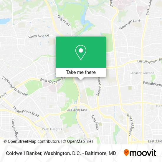 Coldwell Banker map