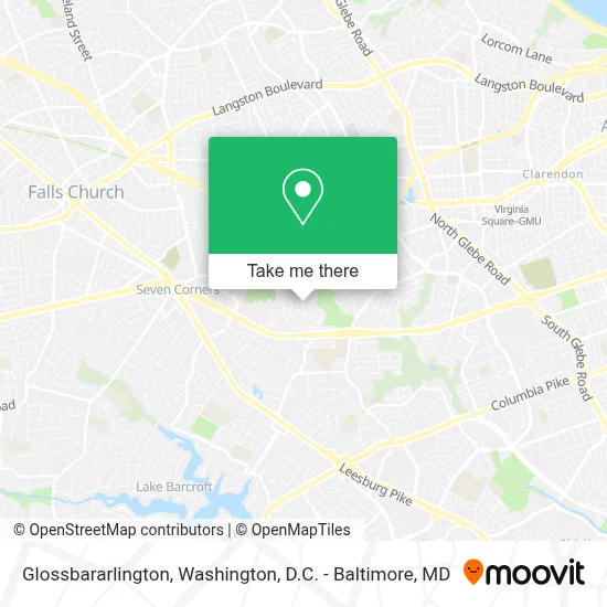 Glossbararlington map