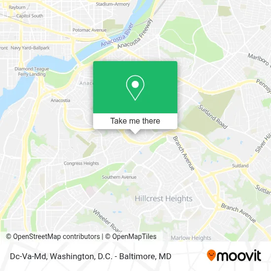 Dc-Va-Md map