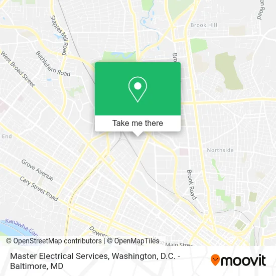 Master Electrical Services map