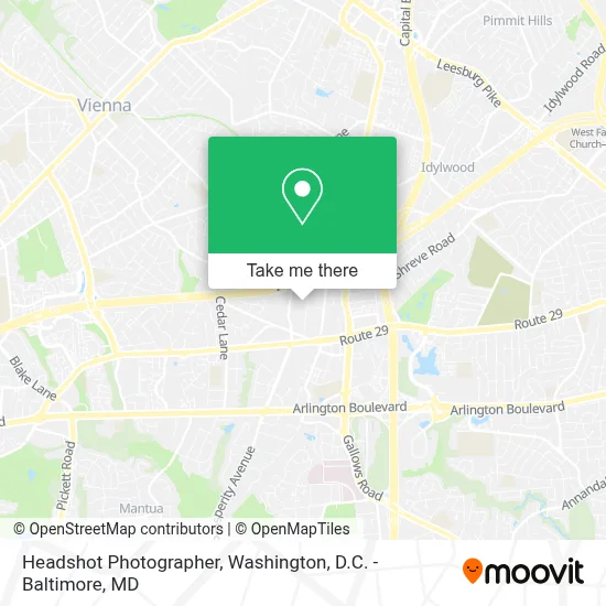 Headshot Photographer map