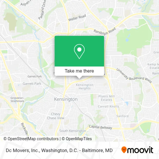 Dc Movers, Inc. map