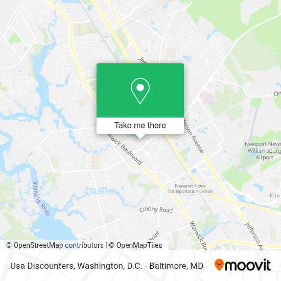 Usa Discounters map