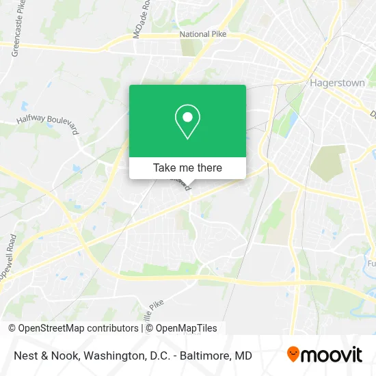 Nest & Nook map