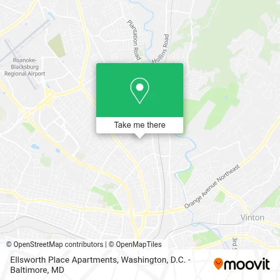 Ellsworth Place Apartments map