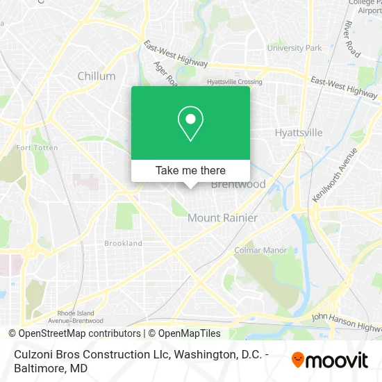 Culzoni Bros Construction Llc map